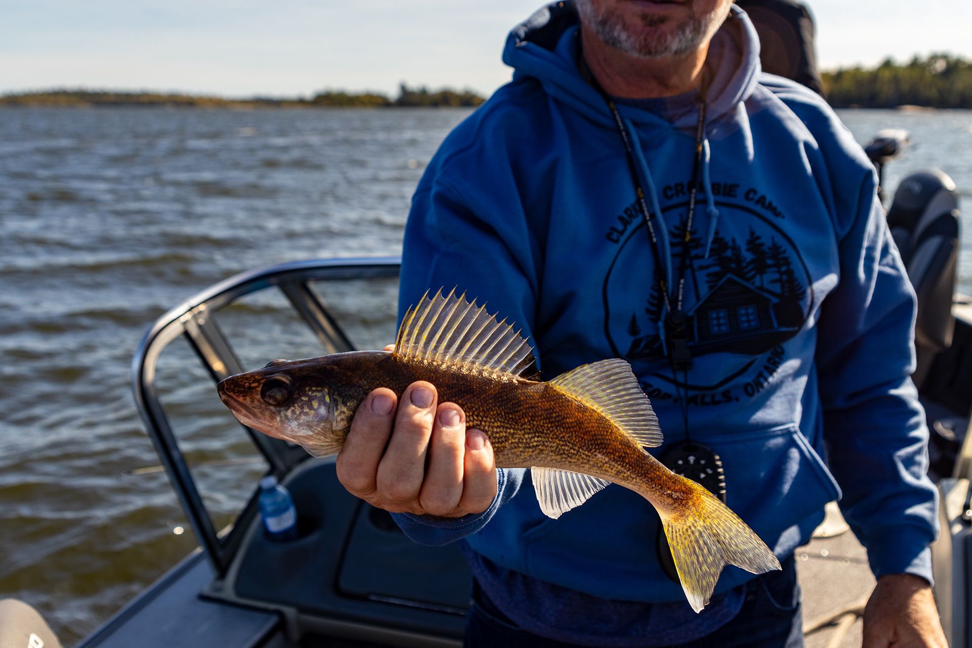 Man holding a fish