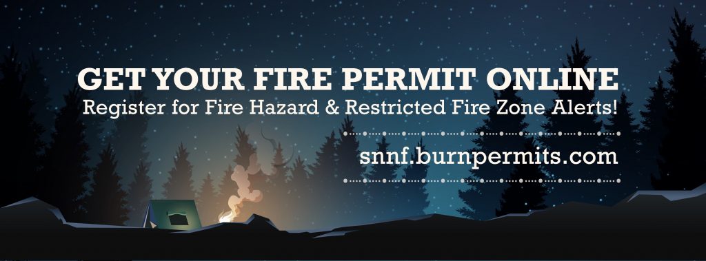 Get your fire permit online. Register for Fire Hazard & Restricted Fire Zone Alerts!