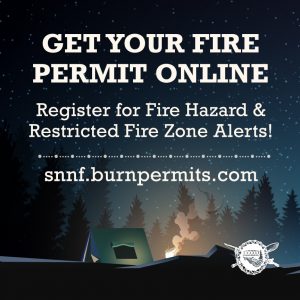 Get your fire permit online. Register for Fire Hazard & Restricted Fire Zone Alerts!