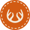 Orange Antlers Icon