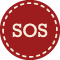 Red SOS Icon